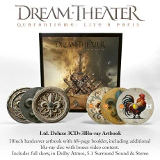 DREAM THEATER - Quarantieme Live in Paris BLURAY+3CD ARTBOOK