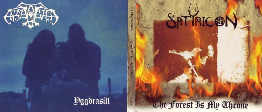 SATYRICON/ENSLAVED - The forest is my th