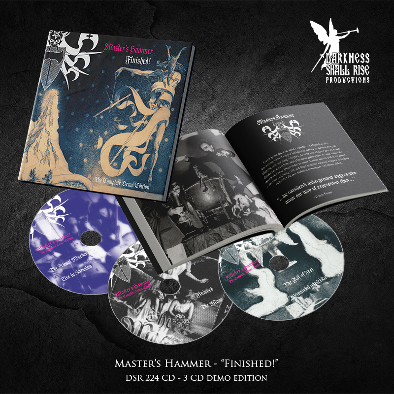 MASTERS HAMMER - Demos 3CD + KNIHA