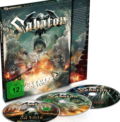 SABATON- Heroes on tour 2DVD+CD